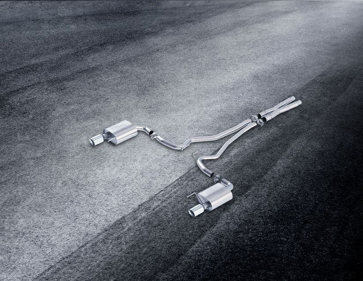 Ligne X-Pipe sport inox sorties chromées Mustang 5.0 4V DOHC 2015–2018 Ford Performance