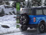 Porte-skis et snowboards sur attelage Mottez