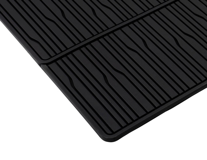Tapis de sol en caoutchouc arrière noir pour Ford Tourneo Custom