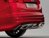 Jupe de bouclier arrière avec diffuseur noir brillant pour Ford Focus