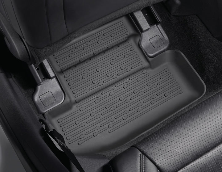 Tapis de sol en caoutchouc avant et arrière noirs pour Ford Mustang