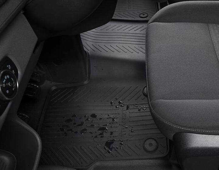 Ford Tapis de sol Caoutchouc avant noirs avec logo Transit origine constructeur