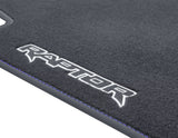 Tapis de sol en velours avant noir pour Ford Ranger 02/2019-06/2022