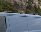 Barres de toit longitudinales noires pour Ford Tourneo/Transit Custom