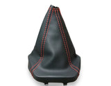 Originale Ford Ka Soufflet de levier de vitesses vinyle noir avec surpiqûre rouge