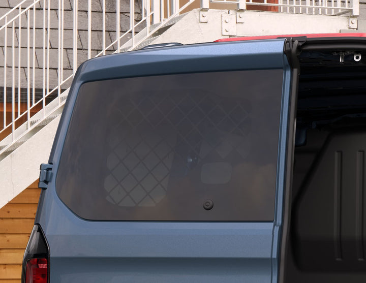 Protection grillagée vitre arrière portes arrière battantes Ford Transit Custom