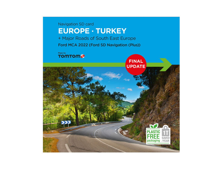 Mise à jour cartographique TomTom pour système de navigation écran tactile 7