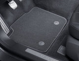 Tapis de sol en moquette avant et arrière noir pour Ford Mondeo