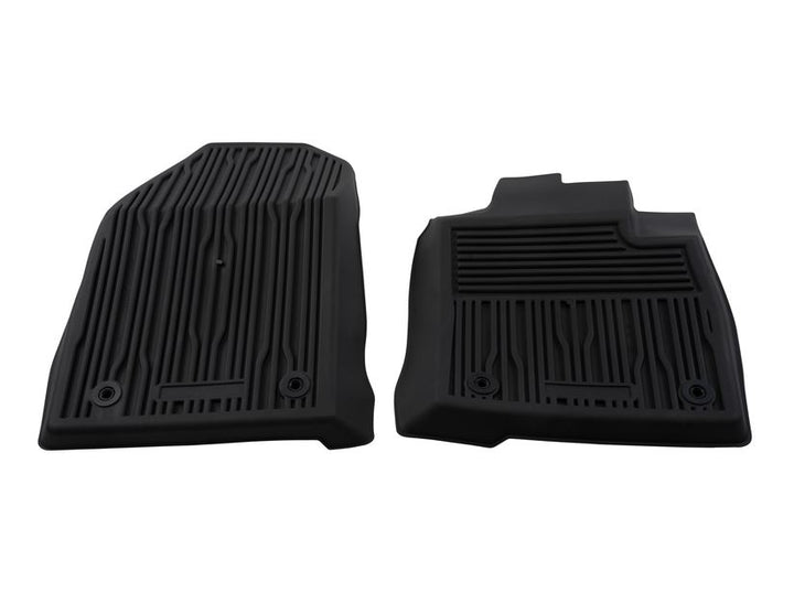 Tapis de sol en caoutchouc avant noirs pour Ford Transit Courier
