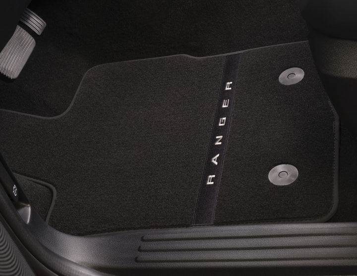 Tapis de sol en moquette pour Ford Ranger à partir de 06/2022