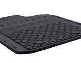Tapis de sol en caoutchouc avant et arrière noir pour Ford Ranger