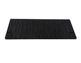 Tapis de sol en caoutchouc arrière noir pour Ford Transit Custom