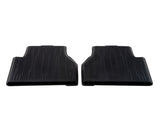 Tapis de sol en caoutchouc arrière noirs pour Ford Tourneo Connect