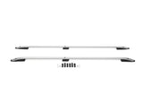 Barres de toit longitudinales argent pour Ford Tourneo/Transit Custom