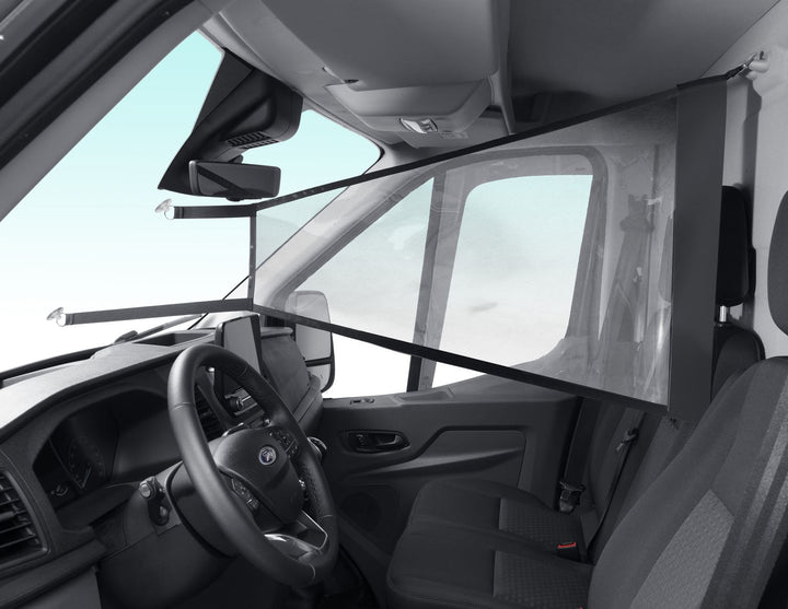 Cloison de séparation souple panneau de protection transparent pour Ford Transit