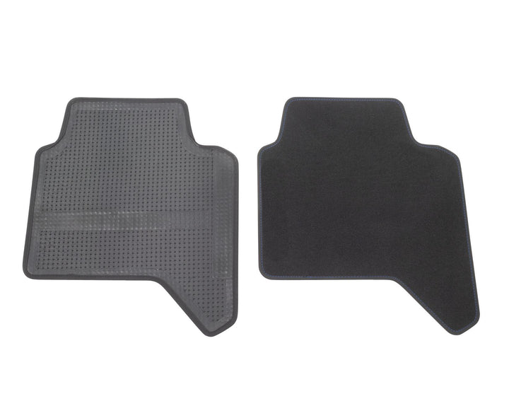 Tapis de sol en velours arrière noir pour Ford Ranger 02/2019-06/2022