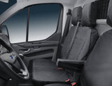 Housse de siège HDD pour siège passager double noir pour Ford Transit Connect