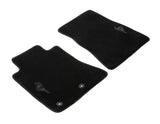 Tapis de sol en velours avant noirs pour Ford Mustang à partir de 10/2023