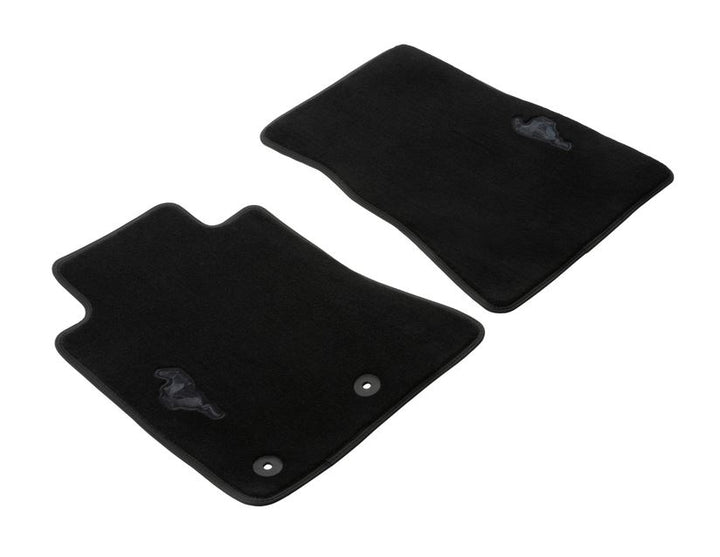 Tapis de sol en velours avant noirs pour Ford Mustang à partir de 10/2023
