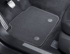 Tapis de sol en moquette avant et arrière noir pour Ford Mondeo