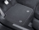 Tapis de sol en moquette avant et arrière noir pour Ford Mondeo