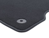 Tapis de sol en velours avant noirs pour Ford S-MAX/Galaxy