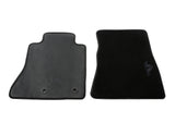 Tapis de sol en velours avant noirs pour Ford Mustang à partir de 10/2023
