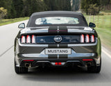 Bandes décoratives autocollantes noires Herpa print Ford Mustang 03/2018-03/2023