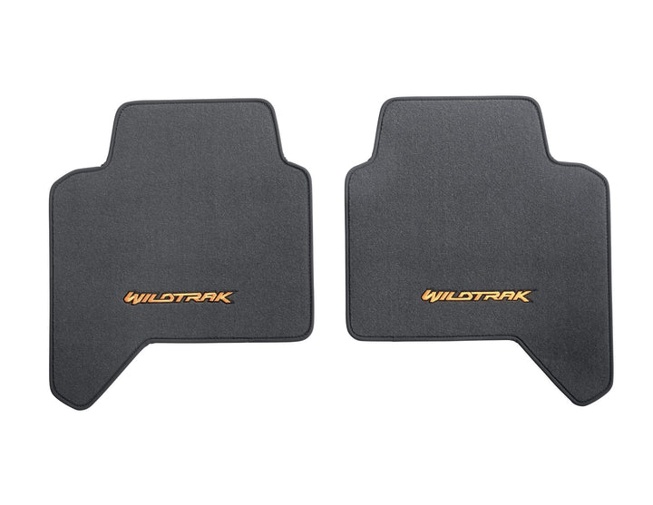 Tapis de sol en velours arrière noir pour Ford Ranger 01/2012-06/2022