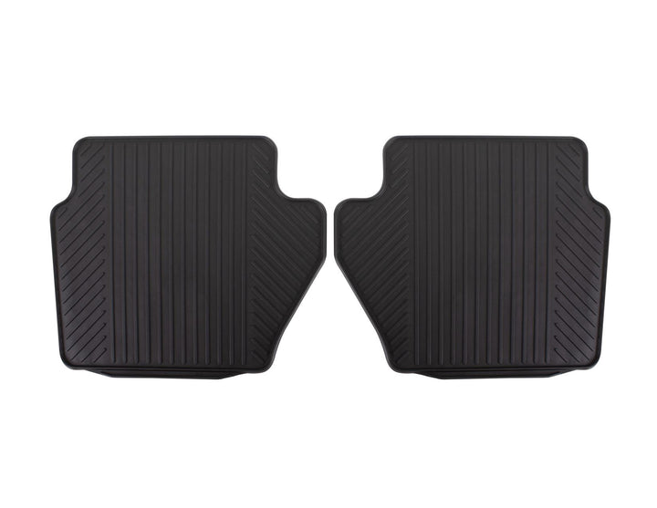 Tapis de sol en caoutchouc arrière noir pour Ford Fiesta 09/2008-06/2017