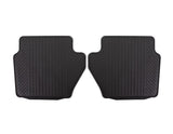Tapis de sol en caoutchouc arrière noir pour Ford Fiesta 09/2008-06/2017