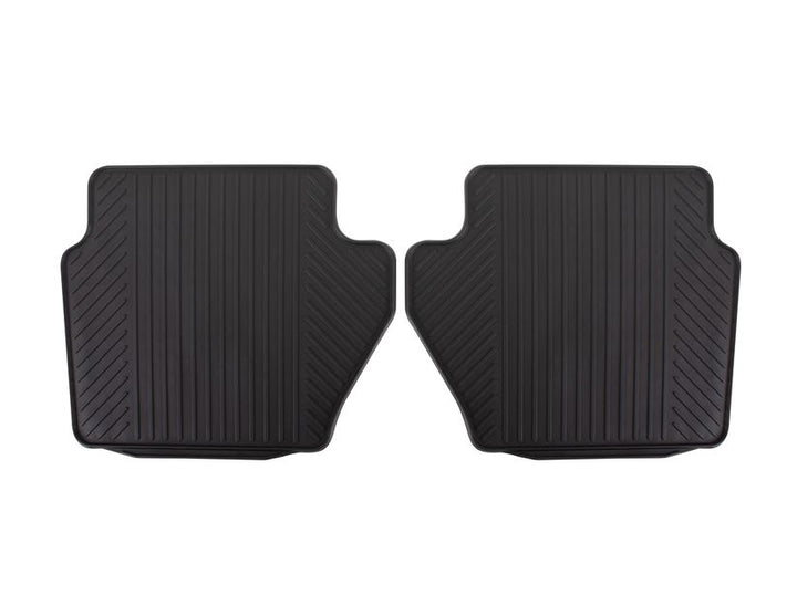 Tapis de sol en caoutchouc arrière noir pour Ford Fiesta 09/2008-06/2017