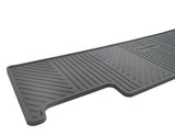 Ford Tapis de sol Caoutchouc noir arrière, 2ème rangée de sièges Transit Custom