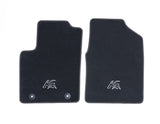 Tapis de sol en velours avant noir pour Ford Ka 09/2008-05/2016