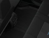 Tapis de sol en caoutchouc arrière noirs pour Ford Tourneo Connect