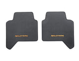 Tapis de sol en velours arrière noir pour Ford Ranger 01/2012-06/2022