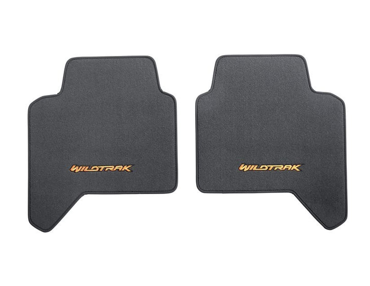 Tapis de sol en velours arrière noir pour Ford Ranger 01/2012-06/2022