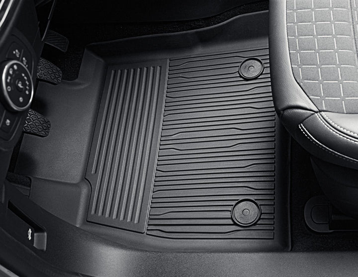 Ford Tapis de sol Caoutchouc avant noir avec rebords logo Fiesta garantie Ford