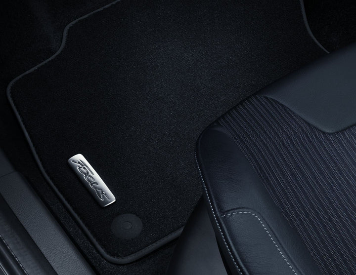 Ford Tapis de sol en Velours avant noirs avec logo (FOCUS 01/2011 – 03/2018)