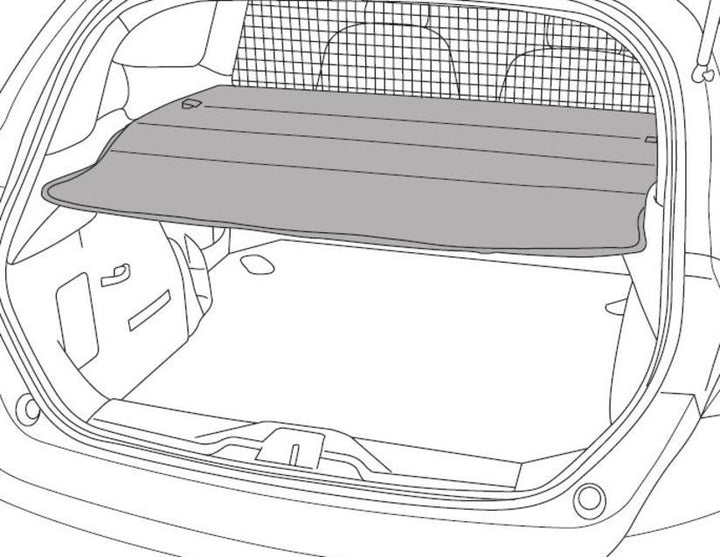 Tapis de coffre à bagages NOVETUD pour Ford Fiesta Van à partir de 08/2019