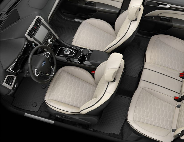 Ford Tapis de sol avant noir caoutchouc profilés, Ford Mondeo