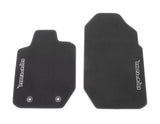Tapis de sol en velours avant noir pour Ford Ranger 02/2019-06/2022
