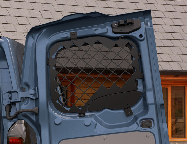 Protection grillagée vitre arrière portes arrière battantes Ford Transit Custom