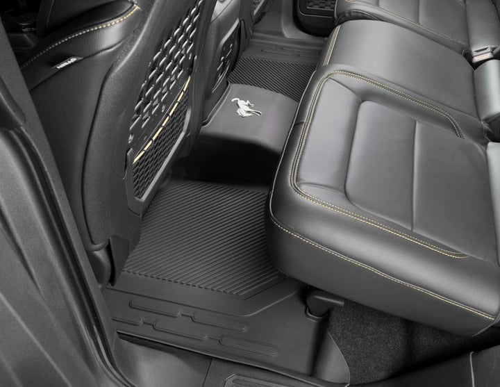 Tapis de sol en caoutchouc avant et arrière noir pour Ford Bronco