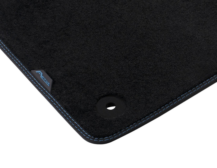 Tapis de sol en moquette avant noirs pour Ford Transit Courier