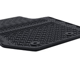 Tapis de sol en caoutchouc avant et arrière noir pour Ford Ranger