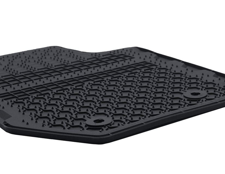 Tapis de sol en caoutchouc avant et arrière noir pour Ford Ranger