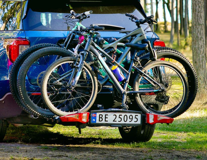 Porte-vélos Uebler sur attelage I31 pour 3 vélos inclinable pour Ford