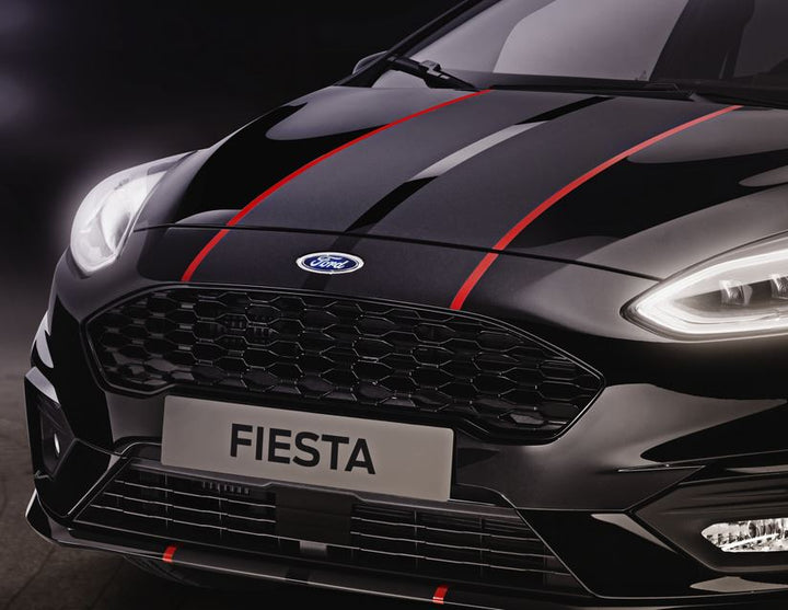 Bandes décoratives pour capot moteur pour Ford Fiesta à partir de 07/2017