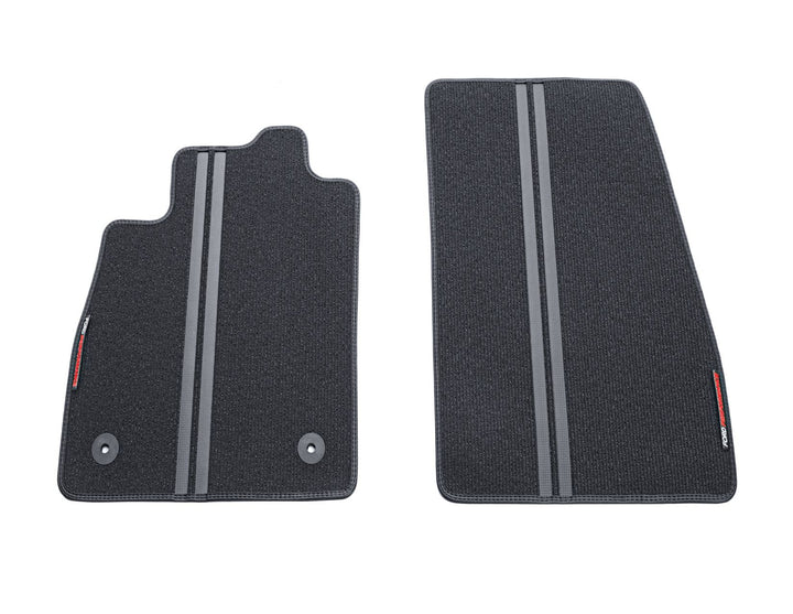 Tapis de sol avant noir Ford surpiqûres et logo Performance en relief